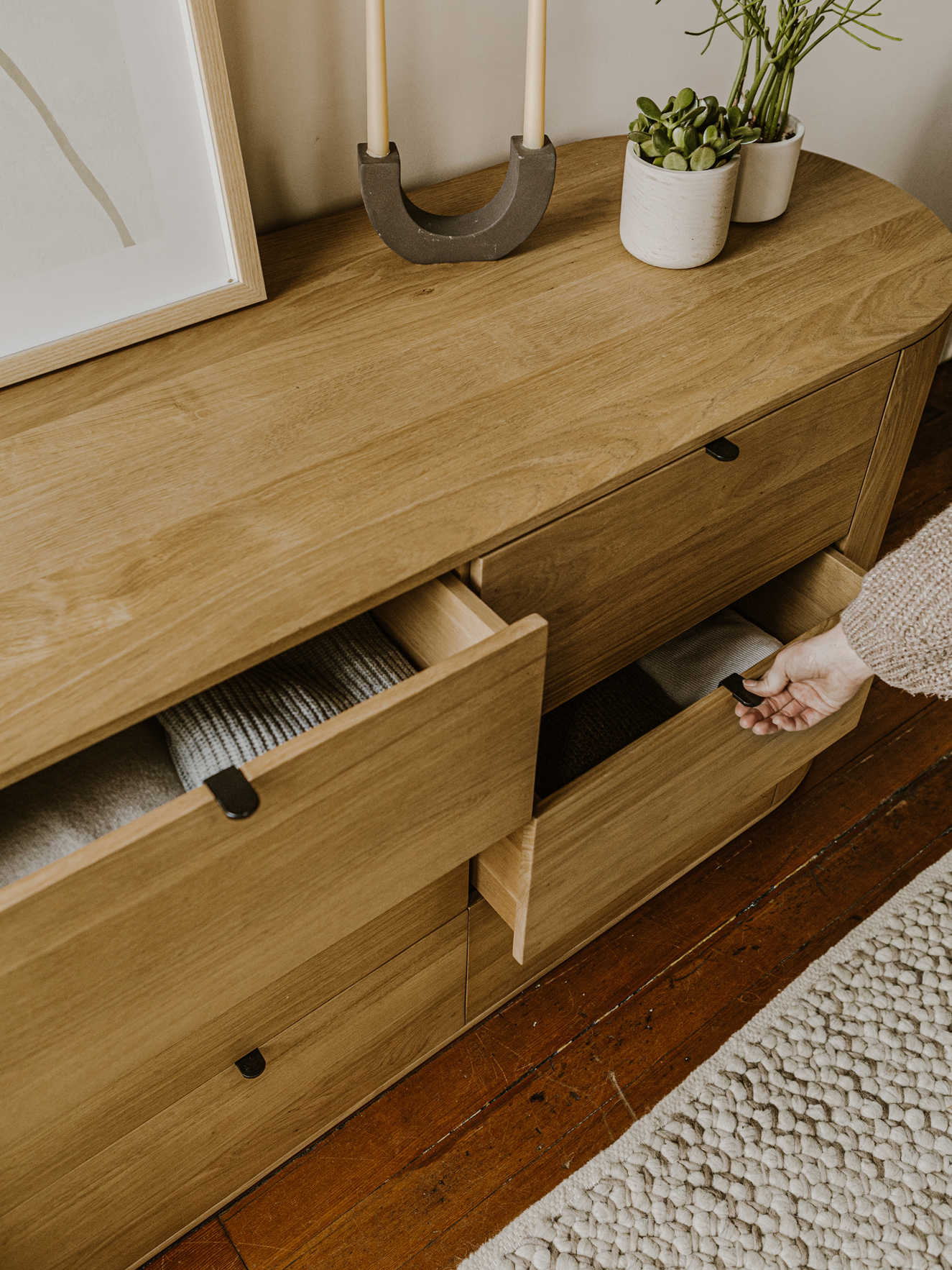 Moe's Home Theo 6-Drawers Brown Oak Wood Double Dresser | Merp101324 with Theo Dresser's Impact on Modern Psychology and Social Research