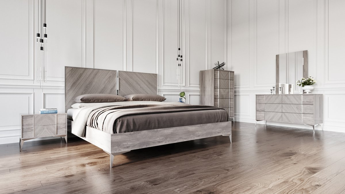 Nova Domus Alexa Italian Modern Grey Nightstand – Atlas Furniture Imports in Nova Domus Alexa Italian Modern Gray Chest