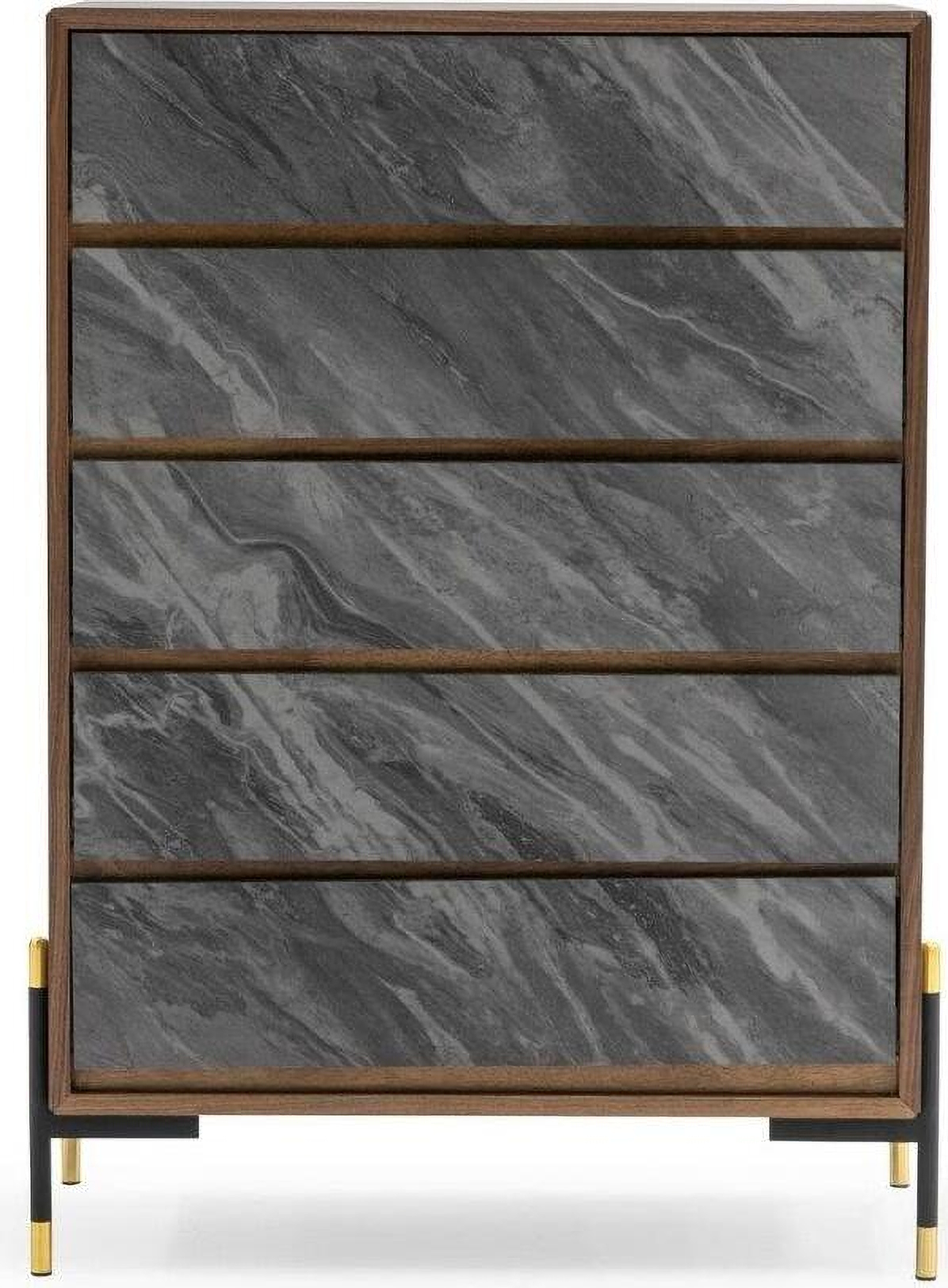 Nova Domus Metcalf Mid-Century Walnut And Grey Chest By Vig Furniture ... inside Nova Domus Metcalf Mid-Century Walnut And Gray Dresser
