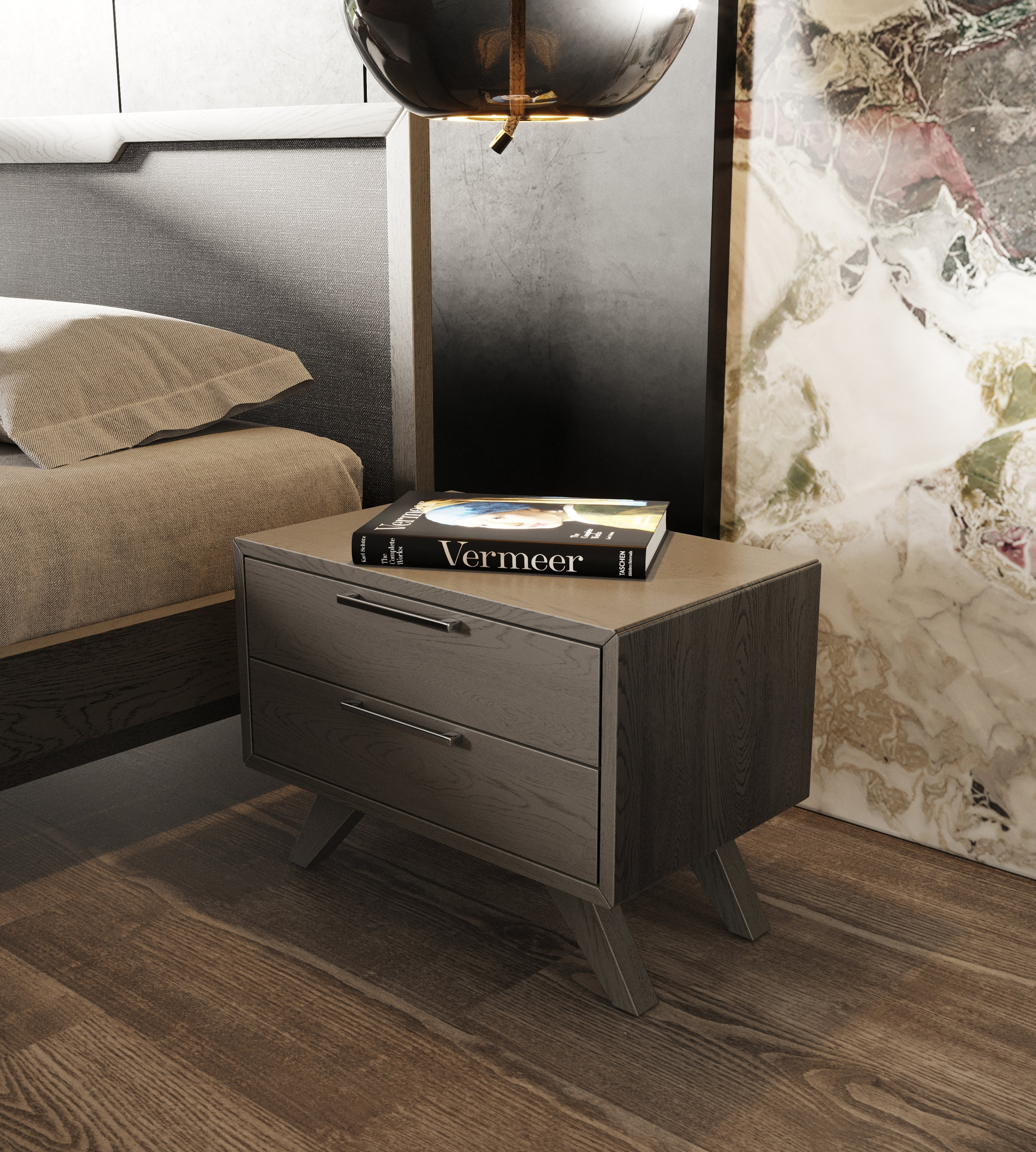 Nova Domus Soria Modern Gray Wash Bedroom Set, Queen - Midcentury ... inside Nova Domus Soria Modern Gray Wash Dresser
