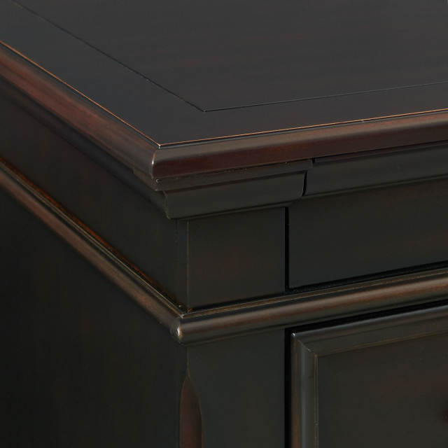 Picket House Brooks 6 Drawer Chest, Black - Traditional - Dressers - By ... for How vintage chest designs influence contemporary bedroom aesthetics