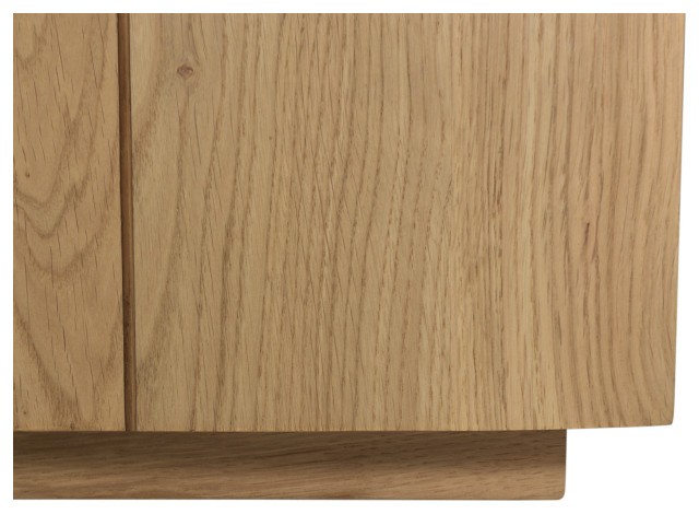 Plank Media Cabinet Natural - Transitional - Entertainment Centers And ... with regard to Designing with Natural Plank Media Cabinets for a Warm Home
