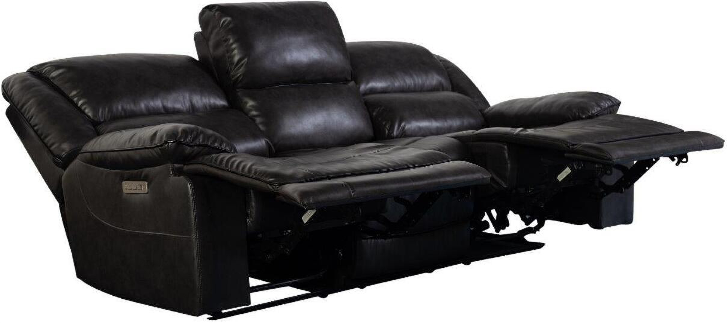 Porter Designs Ennis Triple Power Reclining Sofa In Black | 1Stopbedrooms inside What to Expect from the Porter Designs Ennis Reclining Sofa