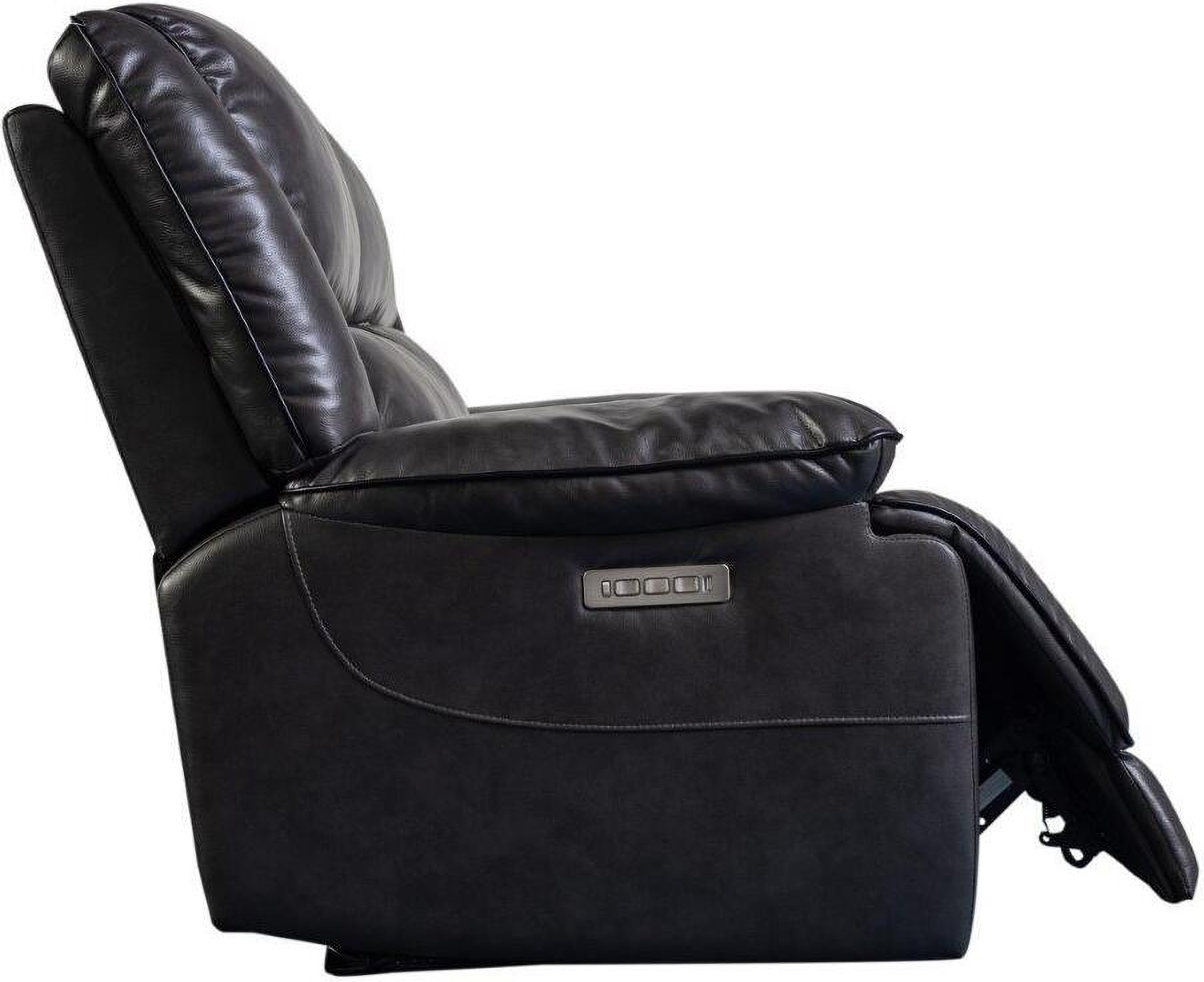 Porter Designs Ennis Triple Power Reclining Sofa In Black | 1Stopbedrooms intended for Porter Designs Ennis Reclining Sofa - Black