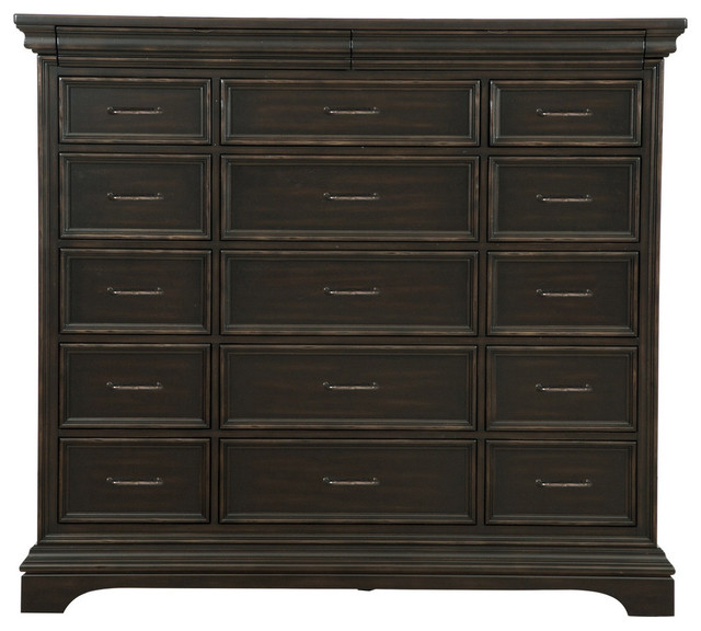 Pulaski Caldwell Master Chest, Dark Wood - Traditional - Accent Chests ... within Pulaski Caldwell Dresser, Dark Wood