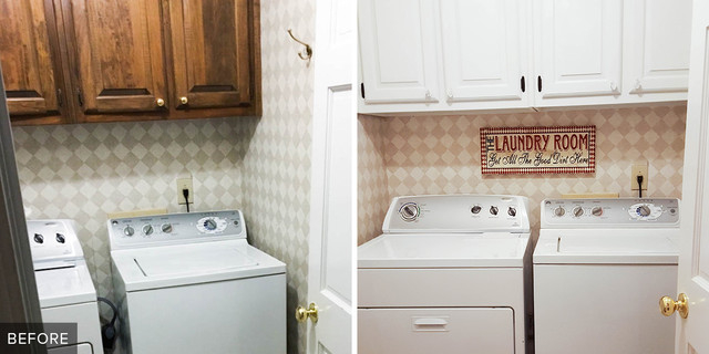 Georgia Laundry Room Refresh An $800 Transformation Revealed