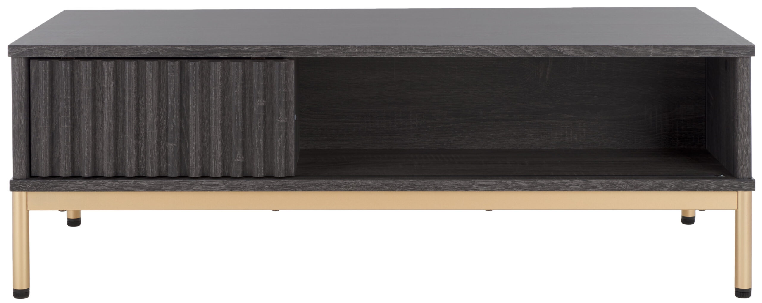 Safavieh Lylia 2 Door Coffee Table, Distressed Black/Gold (43.7 In. W X ... in Safavieh Lylia 1 Door Media Stand, Distressed Black/Gold