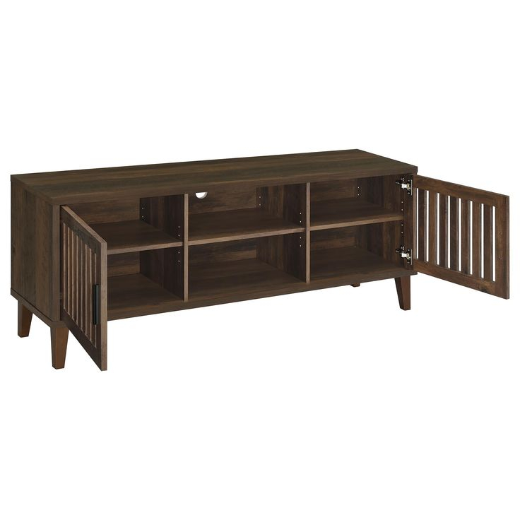 Sedona - 2 Door Engineered Wood Tv Stand - Dark Pinedefault Title within The Sedona 60" TV Stand Dark Pine Elevating Your Home Entertainment Setup