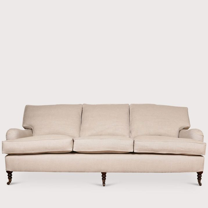 Signature Sofa Short Scroll Arm Cushion Back - George Smith for How Sofa Arms Affect Your Living Room Style