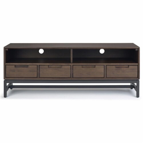 Simpli Home Banting Mid-Century Tv Stand - Walnut, 1 Ct - Fry’s Food Stores intended for Banting Mid Century 72 Inch Wide Tv Stand