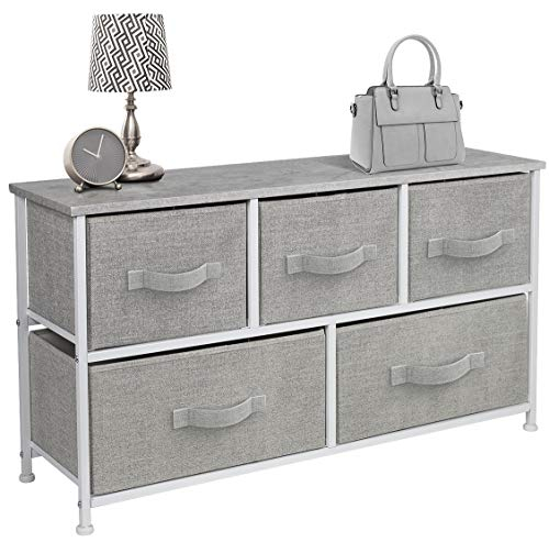 Sorbus Dresser With 5 Drawers - Furniture Storage Chest Tower Unit For ... with How to choose the right dresser with pull-out bins