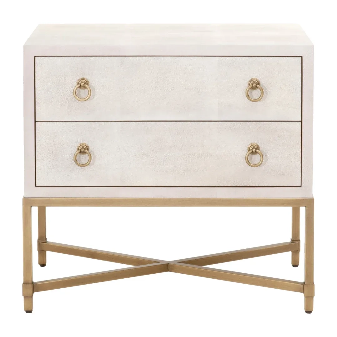 Spectrum 6-Drawer Solid Mango Wood Dresser In Smoke Grey Finish W/ Gun ... inside Spectrum 6-Drawer Solid Mango Wood Dresser, Smoke Gray, Gun Metal Finished Legs