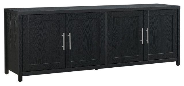 Strahm Rectangular Tv Stand For Tv's Up To 75 In Black Grain ... inside Campello Rectangular Tv Stand For Tv's Up To 78 In Black Grain