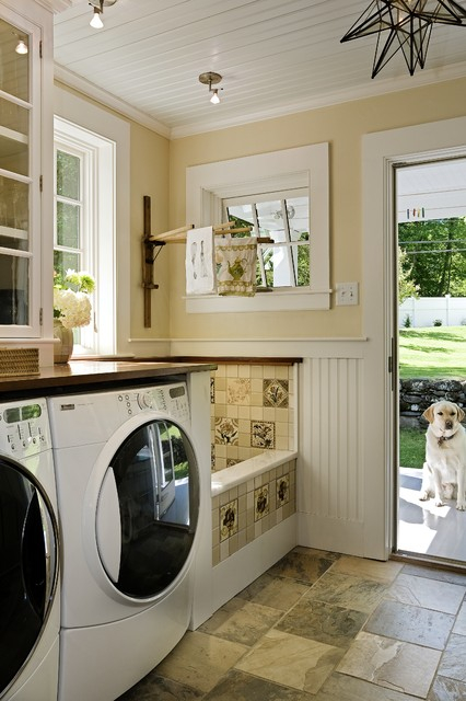 Stunning Laundry Room, Mud Room & Dog Shower - Traditional - Laundry ... intended for Creating the Perfect Laundry Sanctuary for Dog Lovers