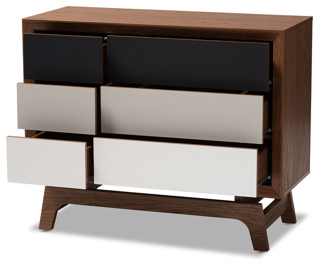 Tabitha Mid-Century Modern Multicolor Wood 6-Drawer Chest - Midcentury ... with Understanding the Craftsmanship of the Tabitha Mid-Century Modern Multicolor Wood 6-Drawer Chest