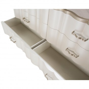 Tiered 6-Drawer Chest London Place Collection By Michael Amini pertaining to Maximizing Storage and Style with the London Place 6-Drawer Chest