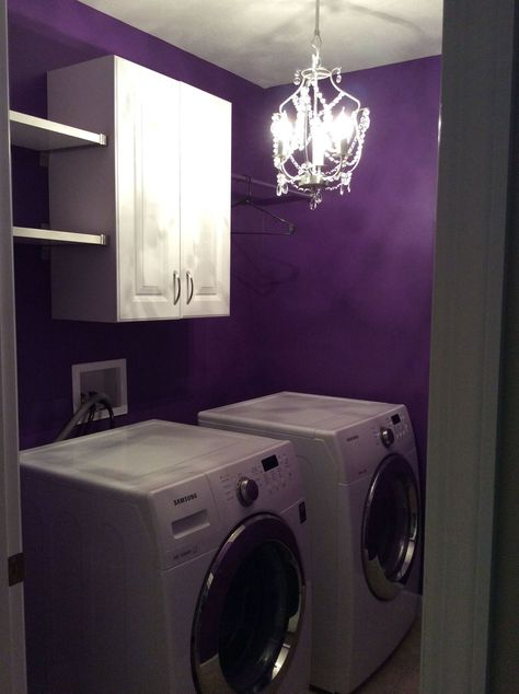 Top 10 Purple Laundry Room Ideas And Inspiration regarding Reader Laundry Room: More Storage For $900 In Tennessee