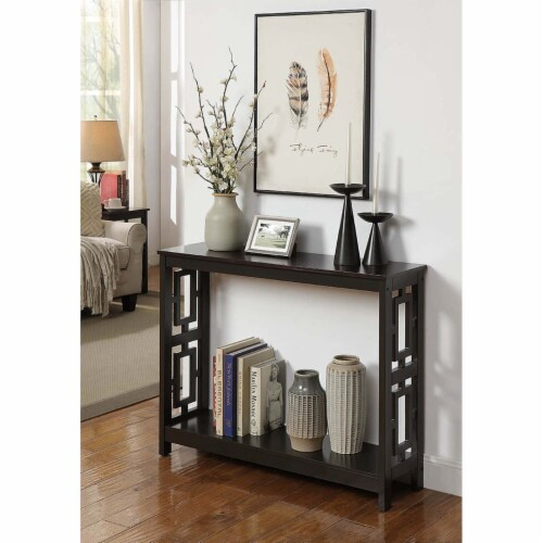 Town Square Console Table, Espresso, 1 Unit - Fred Meyer in Town Square Console Table With Shelf, Espresso