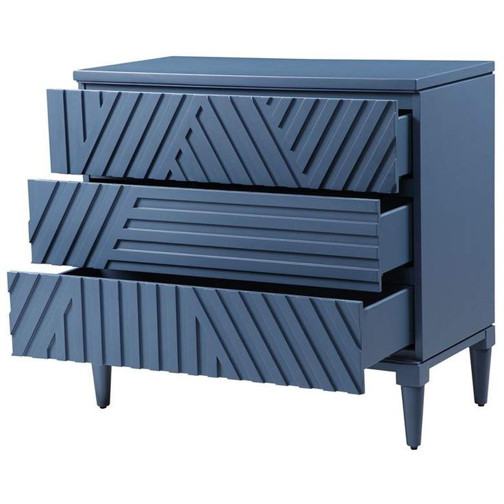 Uttermost Colby 36" Wide Blue Carved 3-Drawer Accent Chest - #78D73 | Lamps Plus | Inredning in Making the Uttermost Colby Blue Drawer Chest Work in Your Space