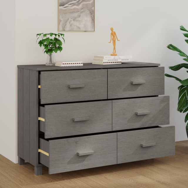 Vidaxl Sideboard Buffet Cabinet With Storage Hamar Honey Brown Solid ... intended for Exploring the Aesthetic Appeal of Pine Wood in Modern Kitchen Interiors