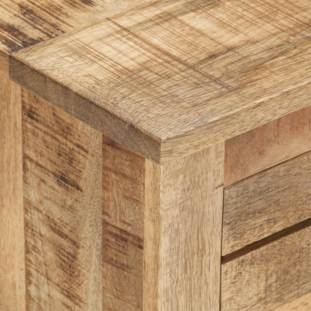 Vidaxl Tv Cabinet 43.3"X11.8"X15.7" Rough Mango Wood - Rustic ... intended for Vidaxl Tv Cabinet 43.3"X11.8"X15.7" Rough Mango Wood