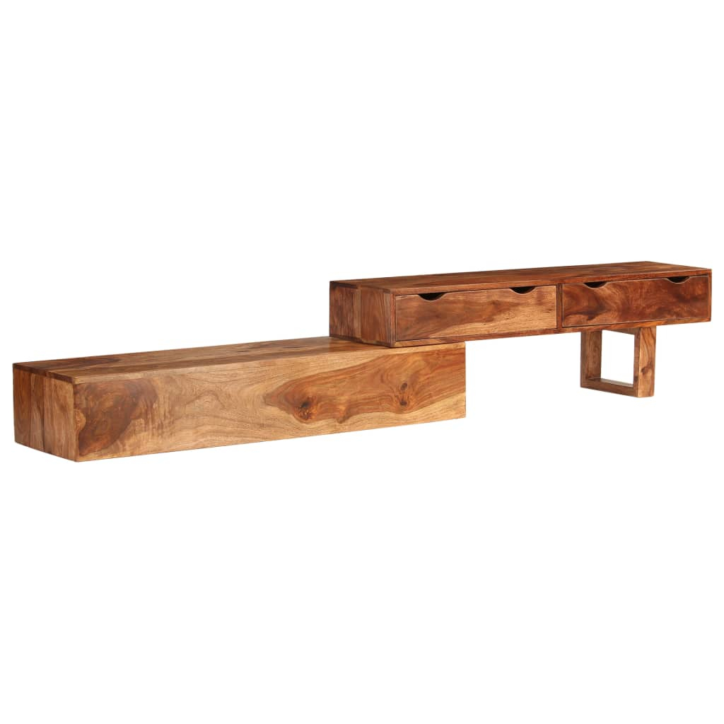 Vidaxl Tv Cabinet Brown 200X30X35 Cm Solid Wood Sheesham - Wood Factory Furniture within Choosing the Right TV Cabinet A Look at Solid Acacia Wood Options