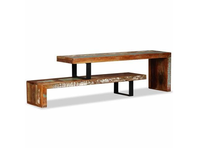 Vidaxl Tv Stand Monitor Stand Desktop Stand Tv Console Solid Reclaimed Wood - Newegg.com for Vidaxl Tv Stand Monitor Stand Desktop Stand Console Unit Solid Reclaimed Wood