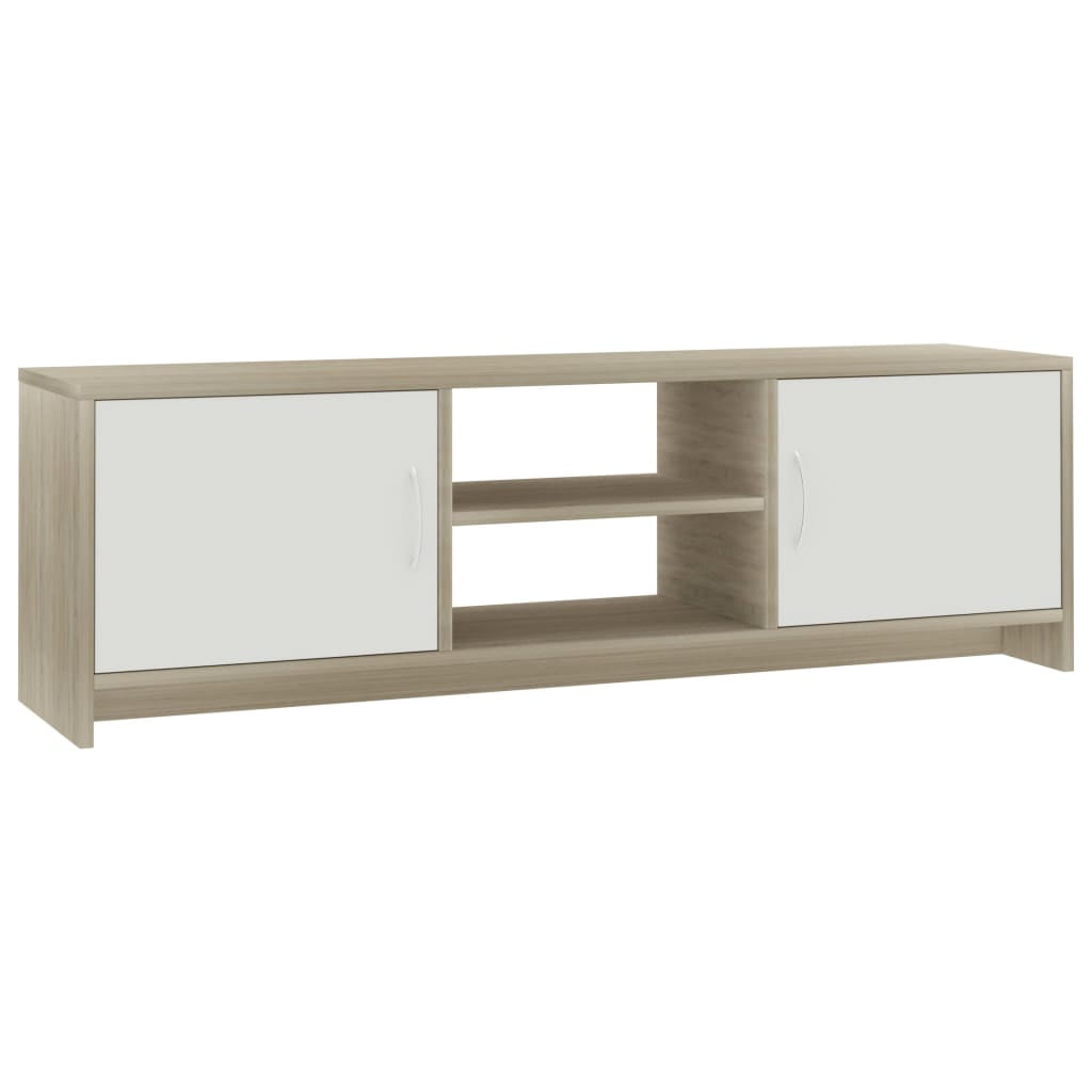 Vidaxl Tv Stand Tv Console Sideboard Tv Unit Home Media Unit Engineered Wood - Walmart.com with regard to Vidaxl Tv Stand Tv Console Sideboard Media Unit Cupboard Gray Metal And Mdf