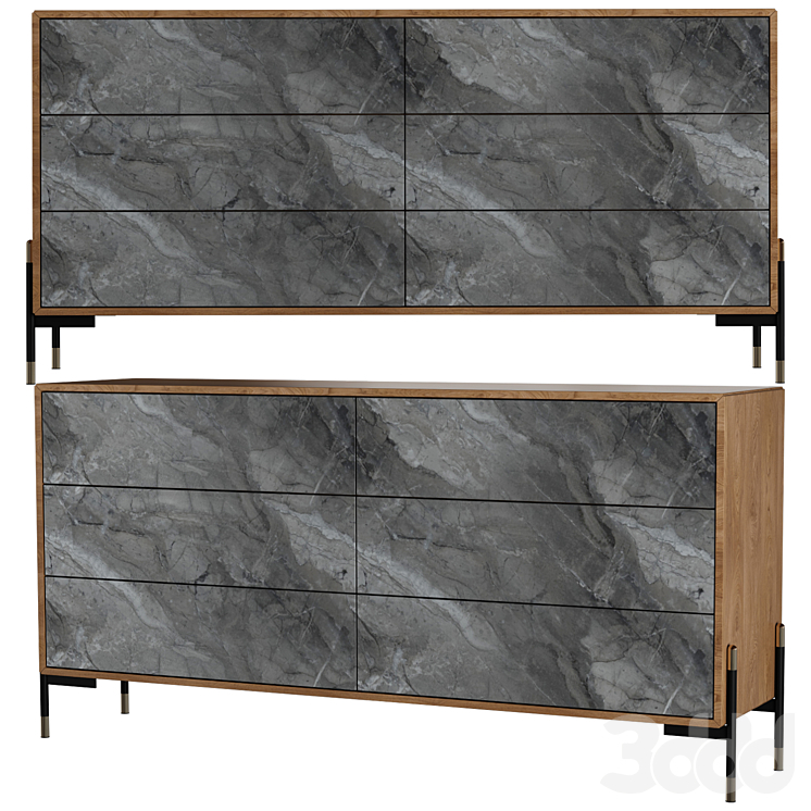 Vig Furniture Nova Domus Metcalf - Mid-Century Walnut & Grey Dresser ... for Nova Domus Metcalf Mid-Century Walnut And Gray Dresser
