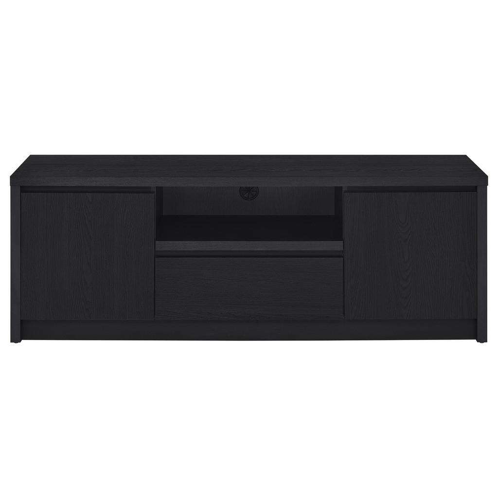 Winfield 60 Inch 2-Door Tv Stand Media Console In Black By Coaster | 1Stopbedrooms pertaining to Design Tips for Styling Your Winfield 60" 2-door TV Stand