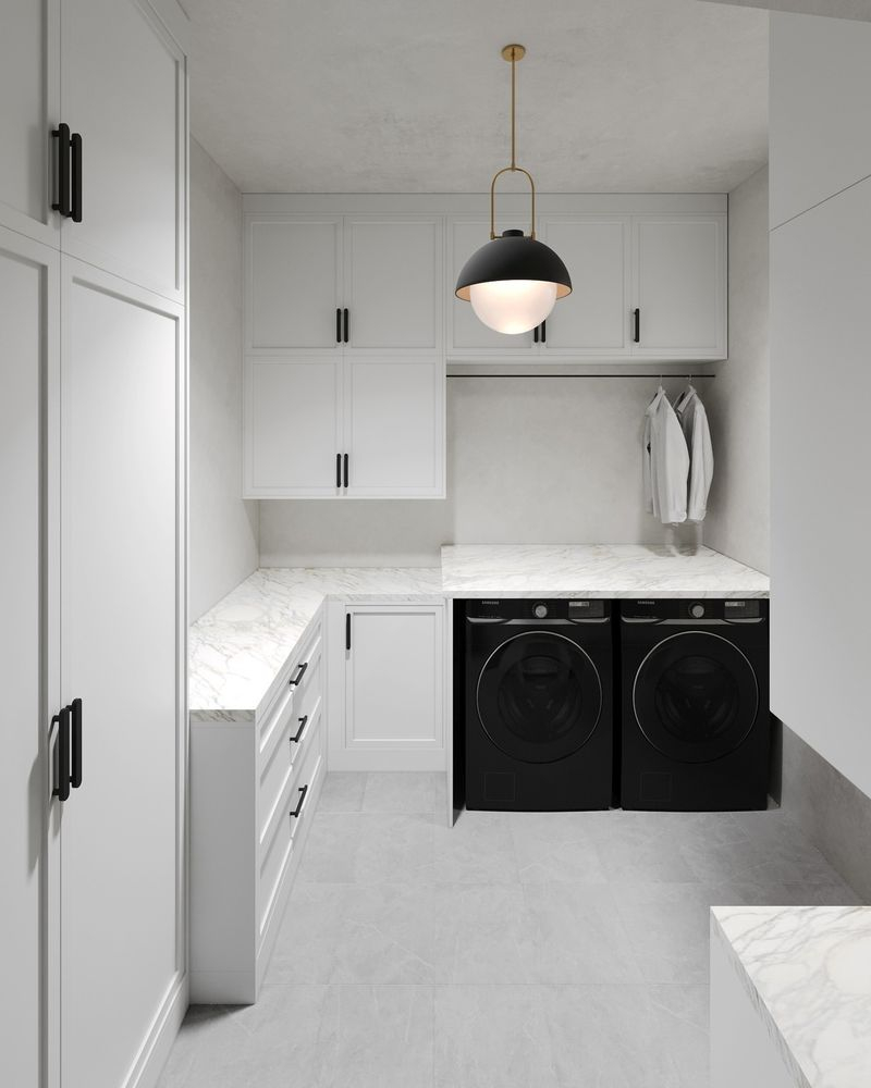 40 Laundry Room Ideas That Are Anything But Boring And Will Make It ... throughout 40 Laundry Rooms To Love