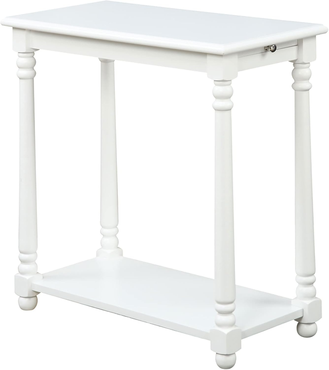 Amazon.com: Convenience Concepts French Country Regent Chairside End ... intended for Convenience Concepts French Country Regent End Table In Mahogany Wood Finish