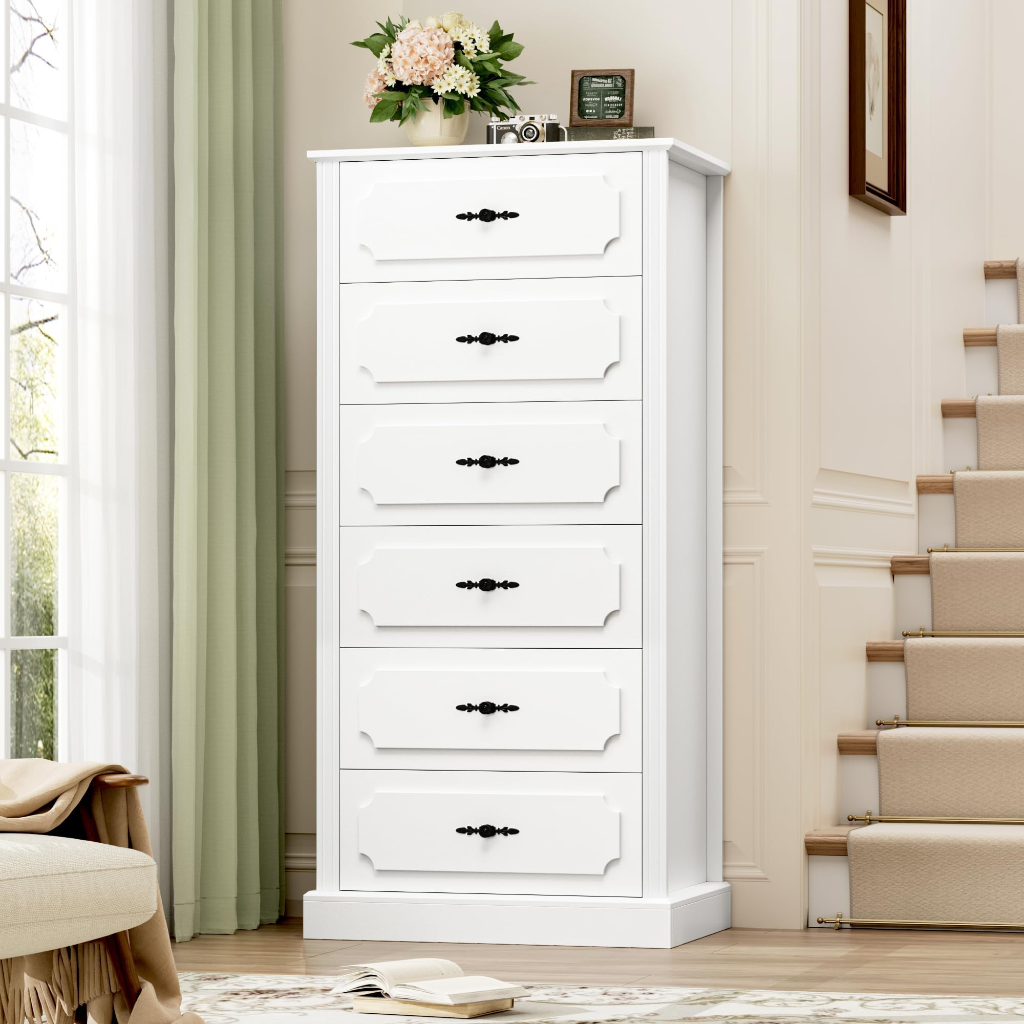 Amazon.com: Glory Furniture Marilla 7 Drawer Lingerie Chest In Black ... within Design Tips for Incorporating a Black 7-Drawer Lingerie Chest into Your Bedroom