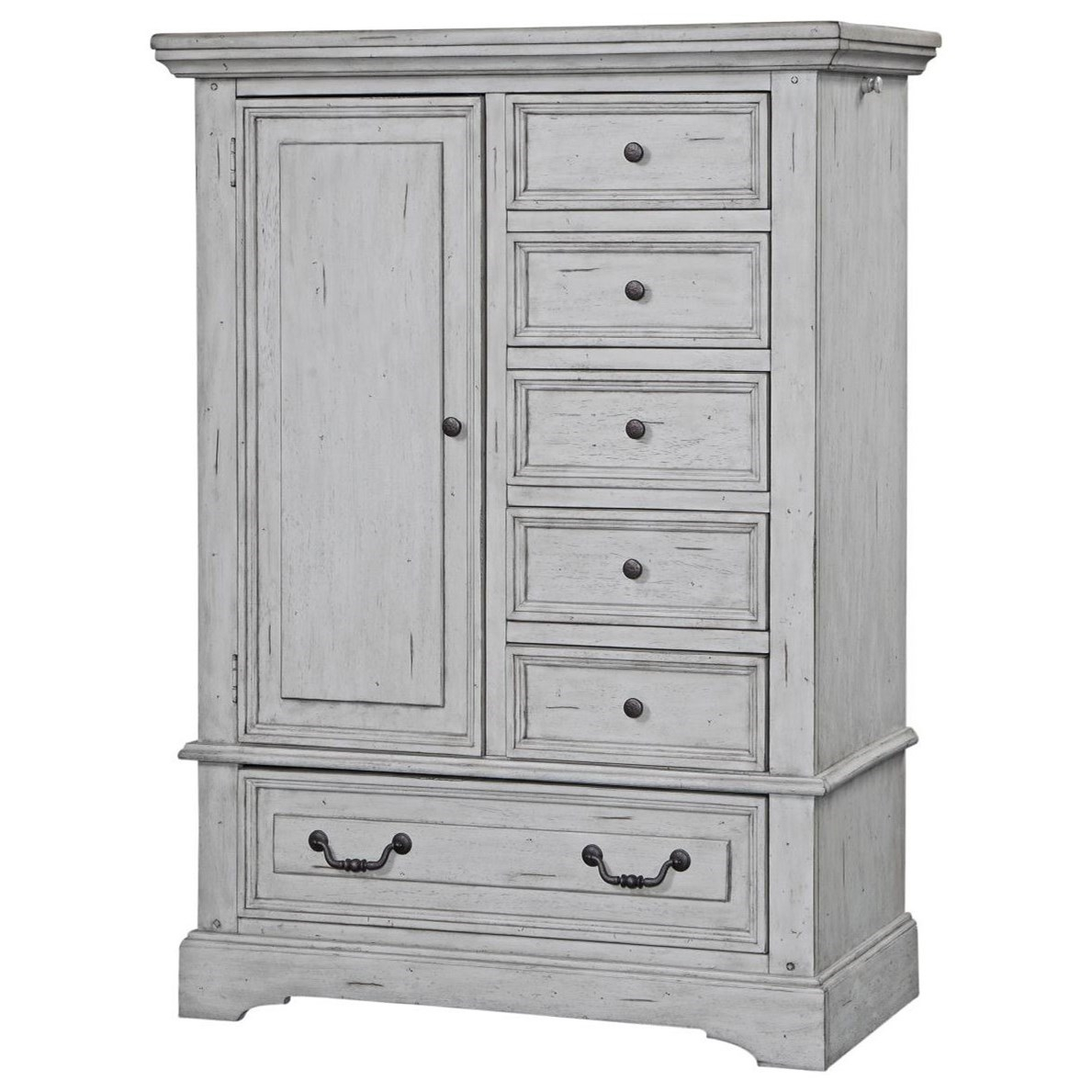 American Woodcrafters Stonebrook Traditional Gentleman's Chest | Johnny ... with regard to Stonebrook Chest