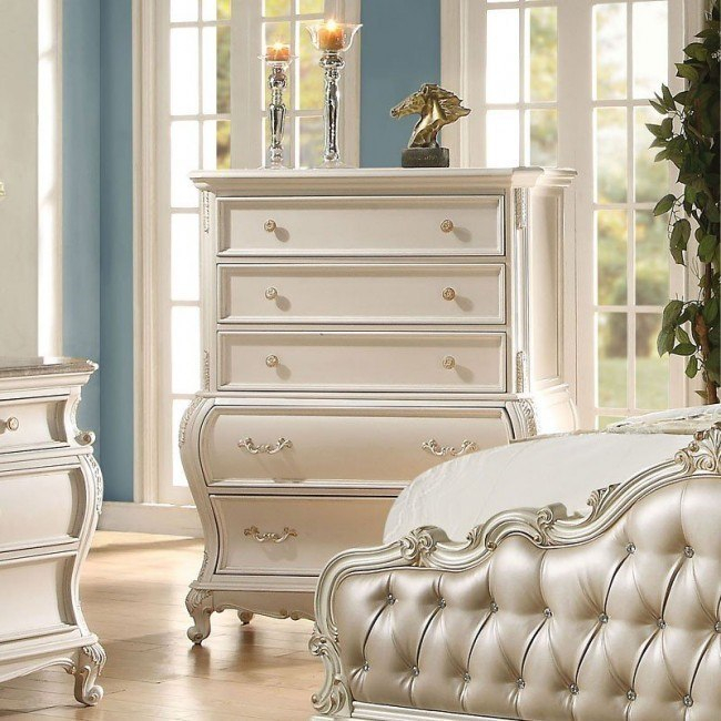 Chantelle Chest (Pearl White) Acme Furniture, 1 Reviews | Furniture Cart in A Deep Dive Into the History and Evolution of Chantelle Chest and Pearl White