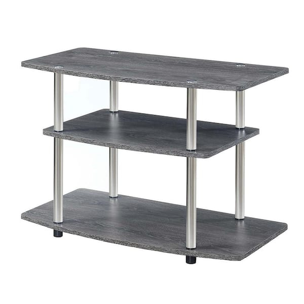 Convenience Concepts Designs2Go 31.5 In. Weathered Gray Particle Board ... in Design Principles Behind Effective Media Console Selection