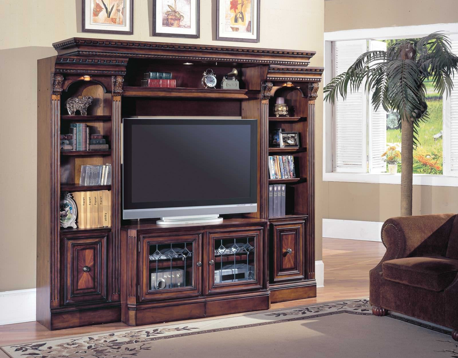 Emma Mason Signature Belvidere Expandable Spacesaver Entertainment Wall ... within Emma Mason Signature Sherborne 4Pc Entertainment Estate Wall In Dark Almond
