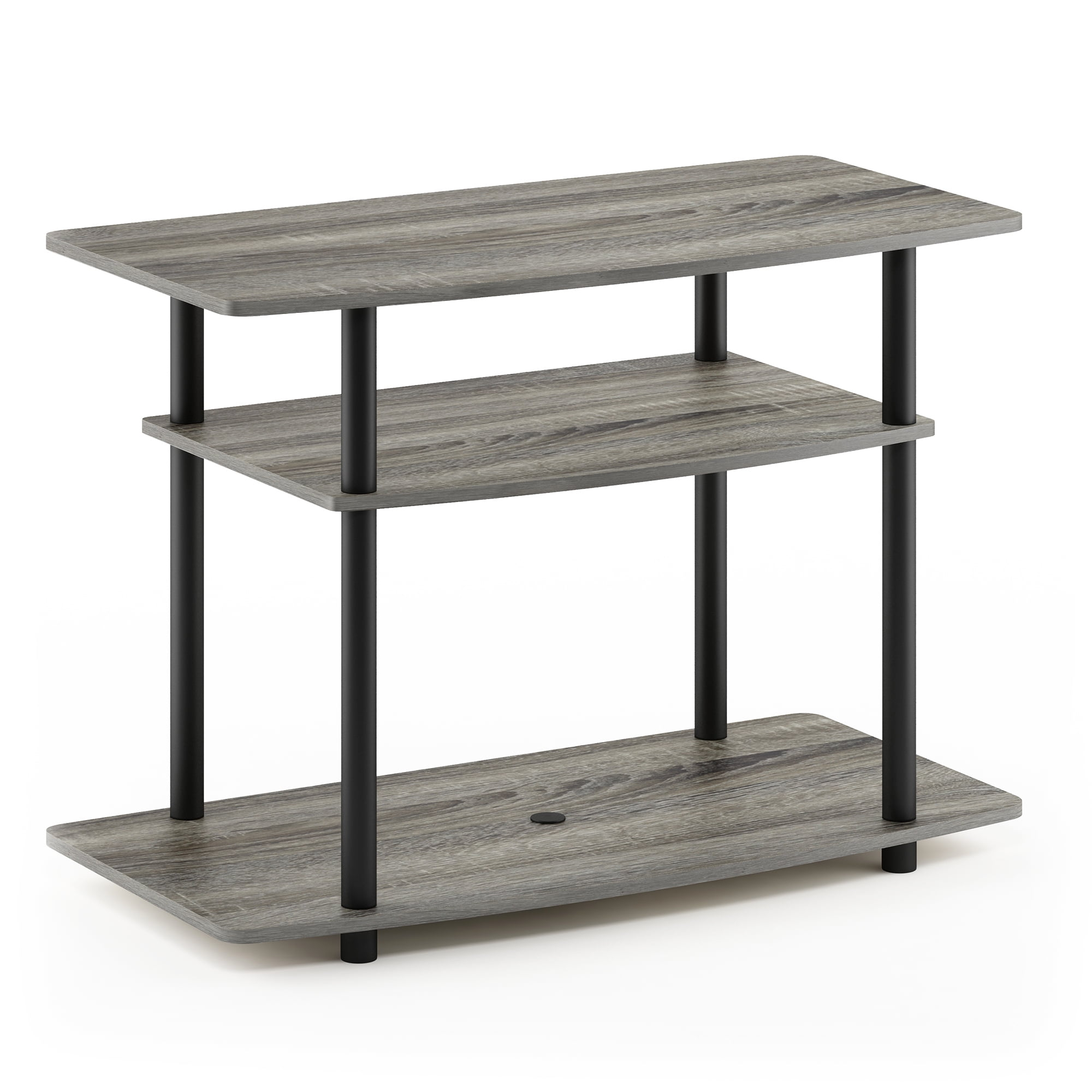 Furinno Turn-N-Tube 3-Tier Tv Stand, No Tools Assembly Entertainment ... with Furinno 13192Dwn Turn-N-Tube No Tools 3-Tier Tv Stands, Dark Walnut