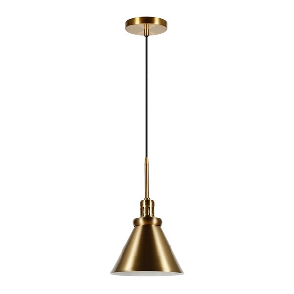 Exploring the Versatility of the Zeno 8.5 Wide Pendant with Metal Shade in Brass/Brass