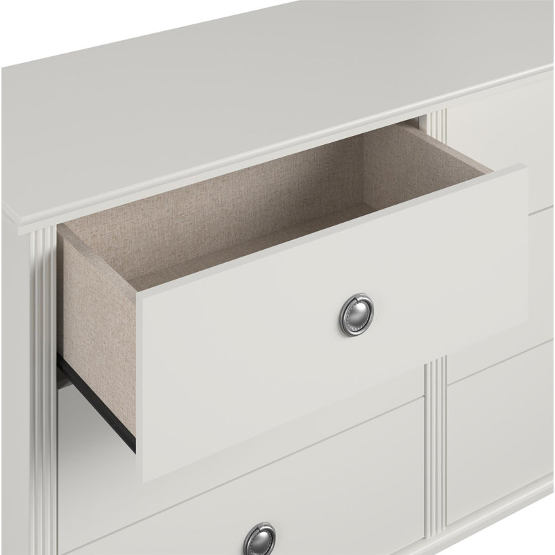 Little Seeds Rowan Valley Arden 6 Drawer Double Dresser & Reviews | Wayfair pertaining to Arden 6-Drawer Wood Double Dresser