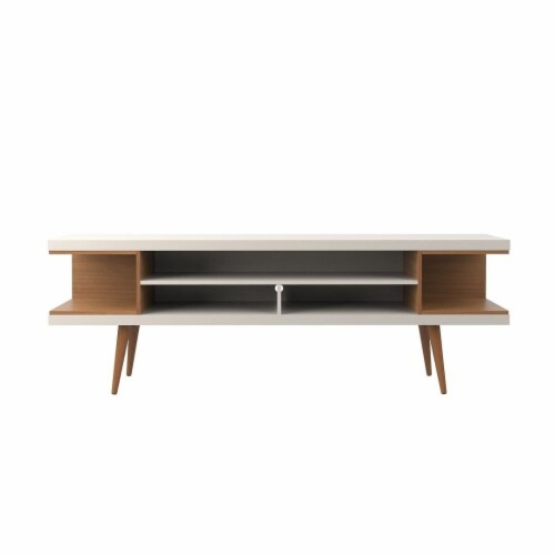 Manhattan Comfort Utopia 70.47 Tv Stand With Splayed Wooden Legs And 4 ... in How the Manhattan Comfort Landen 47 TV Stand Transforms Living Room Aesthetics