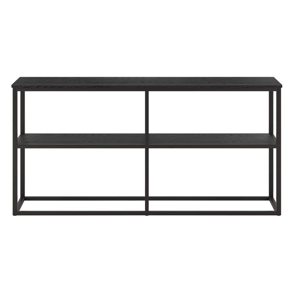 Meyer&Cross Brasier 58 In. Black Grain Rectangular Tv Stand Fits Tv's ... with regard to Choosing the Right Sawyer Rectangular TV Stand for Your 65-Inch Television