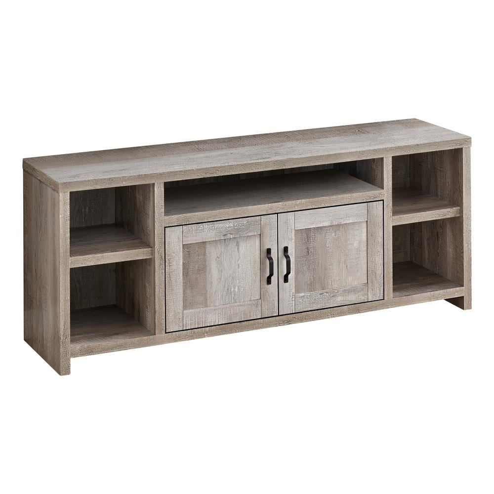 Monarch Specialties Tv Stand, 60 Inch, Console, Living Room, Bedroom ... intended for Tv Stand, 60 Inch, Console, Living Room, Bedroom, Laminate, Beige