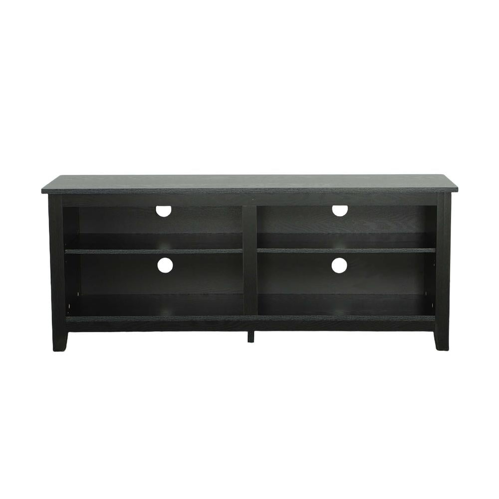 Progressive Furniture Taft 58 Inch Tv Entertainment Console In Black ... pertaining to Exploring the Functional Benefits of Taft 58 Black Entertainment Furniture