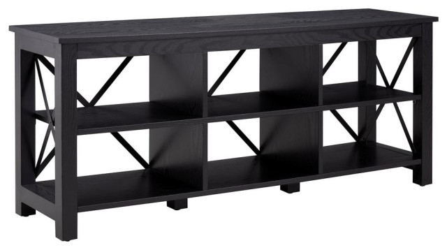 Sawyer Rectangular Tv Stand For Tv's Up To 65 In Black - Contemporary ... in Sawyer Rectangular Tv Stand For Tv's Up To 65 In Black