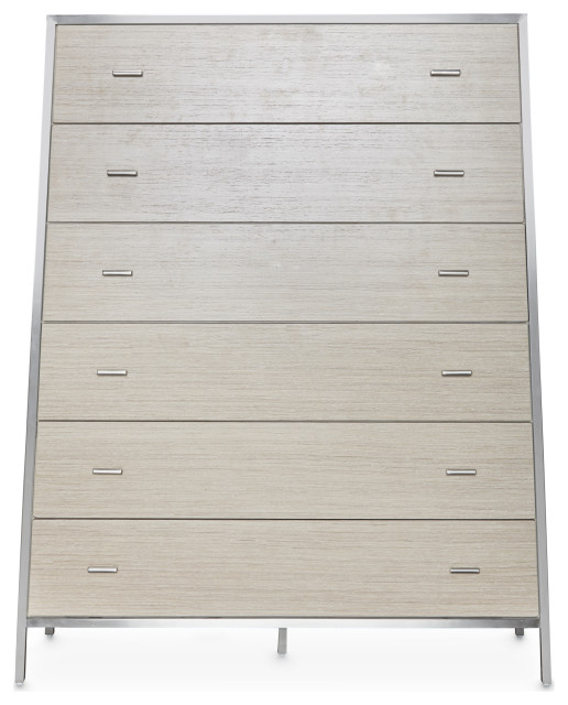 Silverlake Village 6-Drawer Chest, Washed Oak - Contemporary - Dressers ... intended for Silverlake Village 6-Drawer Chest, Washed Oak