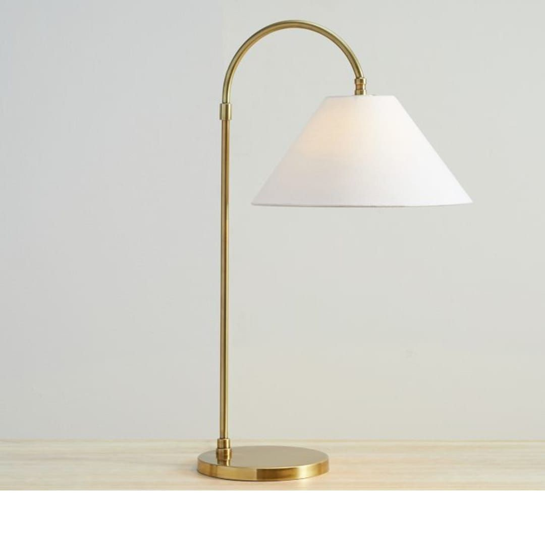 Sinclair Metal Arc Table Lamp (28") | Construction Crafts, Table Lamp ... regarding The Artisan Craftsmanship Behind Henderson 27 Tall Arc Table Lamp