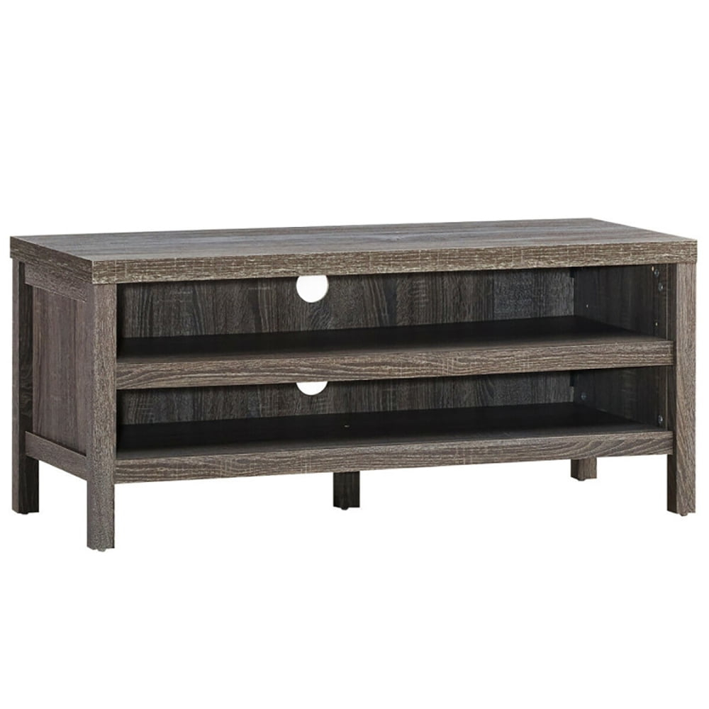 Topcobe 3-Tier Tv Stand Console Cabinet For Tv's Up To 45" With Storage ... in Real User Experiences with the Cartmill 78" 2-tier TV Stand