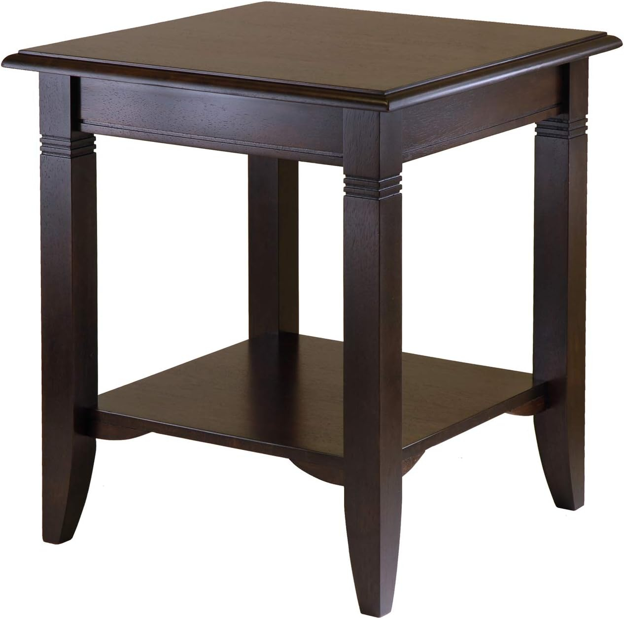 Winsome Wood 40524 Mesa Nathan 5-Pc Snack Table Set, Cappuccino ... regarding Nathan 5-Pc Snack Table Set Cappuccino