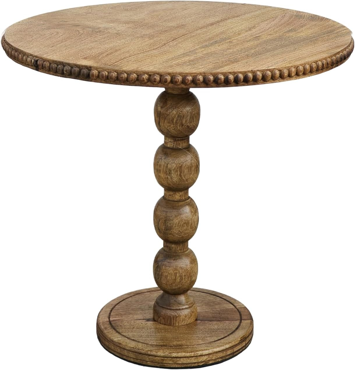 How round top side tables enhance living room aesthetics